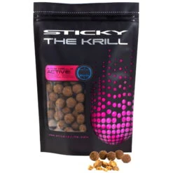 Sticky The Krill Active Frozen Boilies – 12mm 1kg