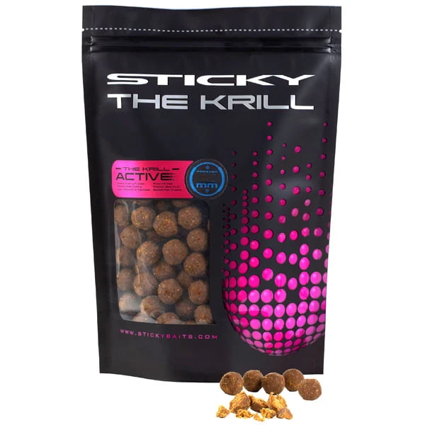 Sticky The Krill Active Frozen Boilies – 12mm 1kg 3 Sticky The Krill Active Frozen Boilies – 12mm 1kg