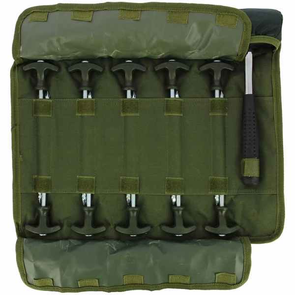 NGT Bivvy Peg Set With 10 Tent Pegs And Mallet 3 NGT Bivvy Peg Set With 10 Tent Pegs And Mallet - Image 2